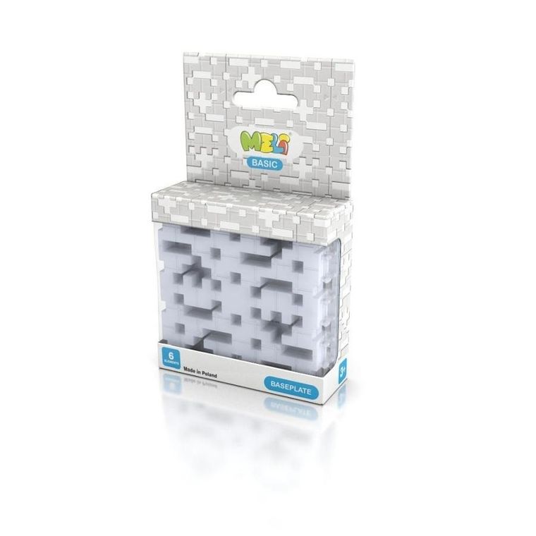 Meli, Basic, Baseplate, podstawa, szara, 6 elementów