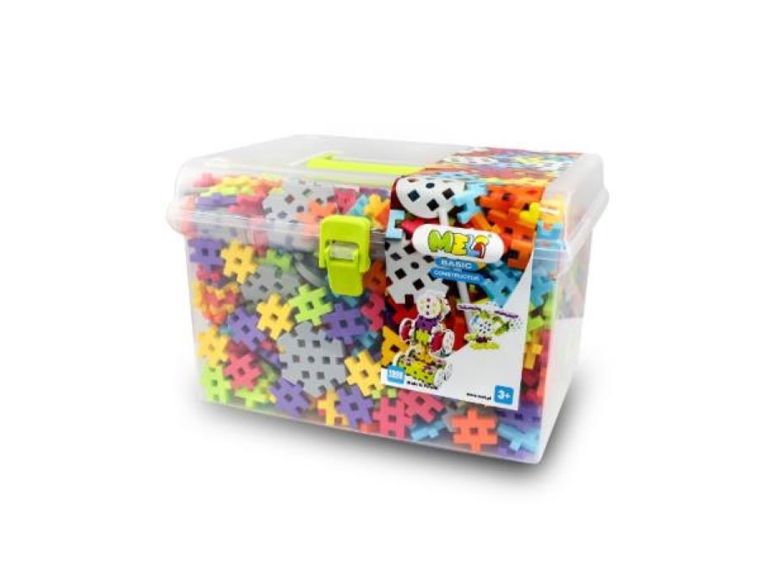Meli, Basic Constructor Travel Box, klocki, 1000 elementów
