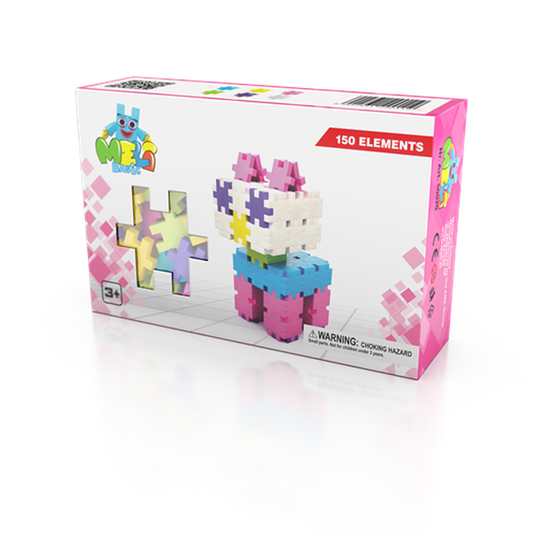 Meli, Basic Girls, klocki konstrukcyjne, 150 elementów