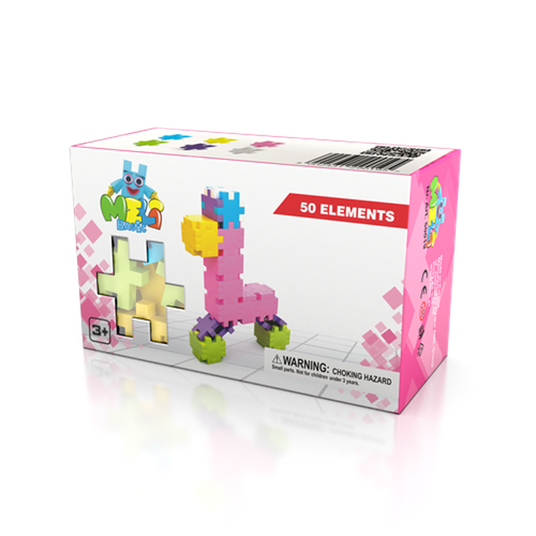 Meli, Basic Girls, klocki konstrukcyjne, 50 elementów