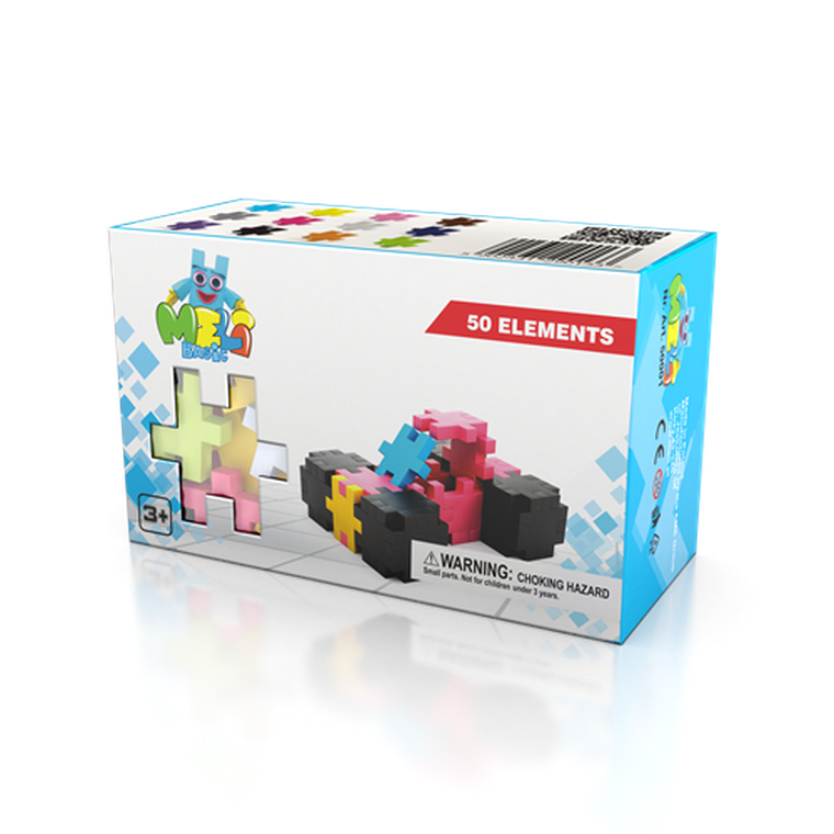Meli, Basic, klocki konstrukcyjne, 50 elementów