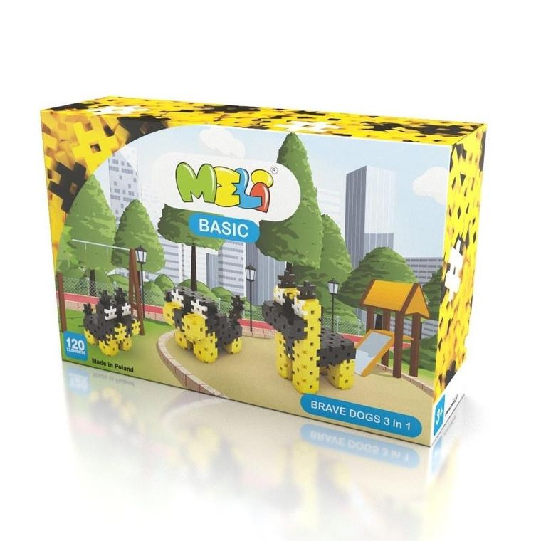 Meli, Brave Dogs, klocki, 120 elementów