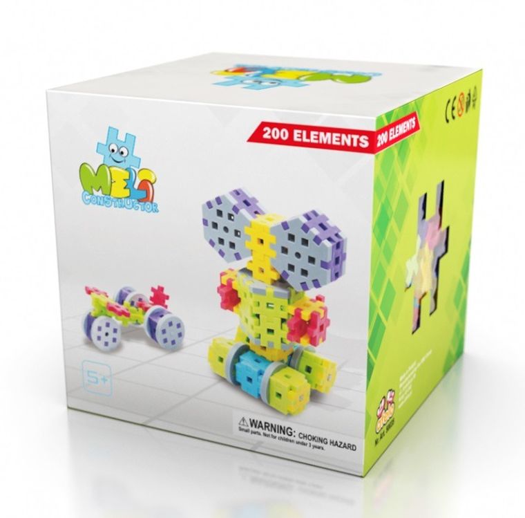 Meli, Constructor, klocki, 200 szt.