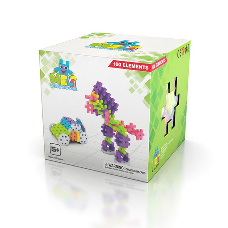Meli, Constructor, klocki konstrukcyjne, 100 elementów