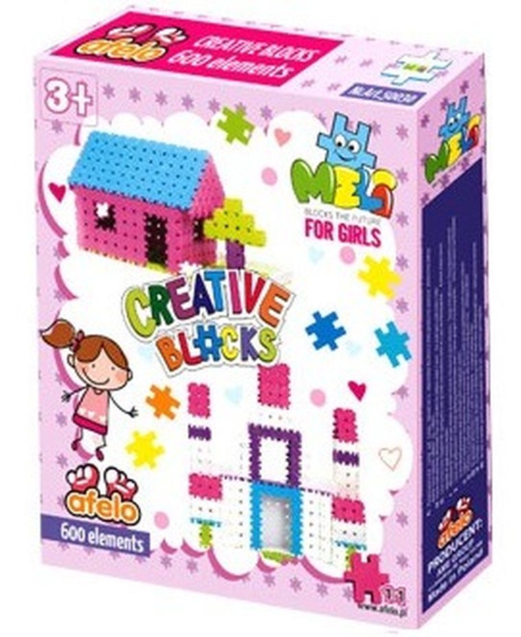 Meli, Girls, klocki, 600 szt.