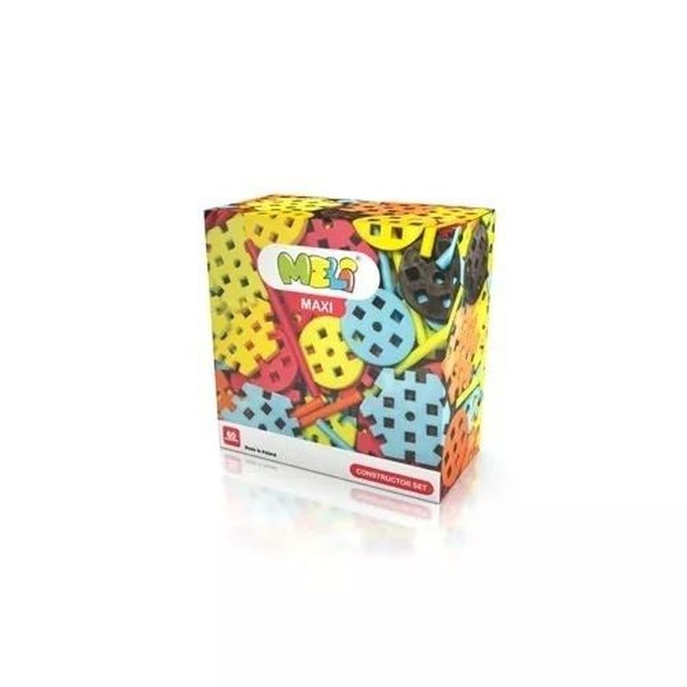 Meli, Maxi Constructor, klocki, 60 elementów