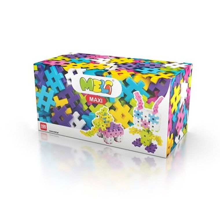 Meli, Maxi, klocki, 100 elementów