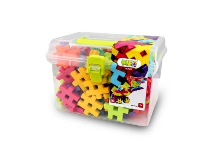 Meli, Maxi Travel Box, klocki, 110 elementów