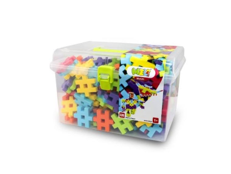 Meli, Maxi Travel Box, klocki, 230 elementów
