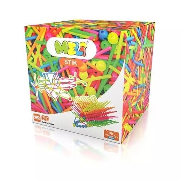 Meli, Stik, klocki, Neon, 600 elementów