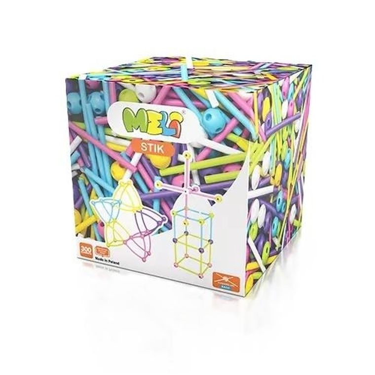 Meli, Stik, klocki, Pink, 300 elementów