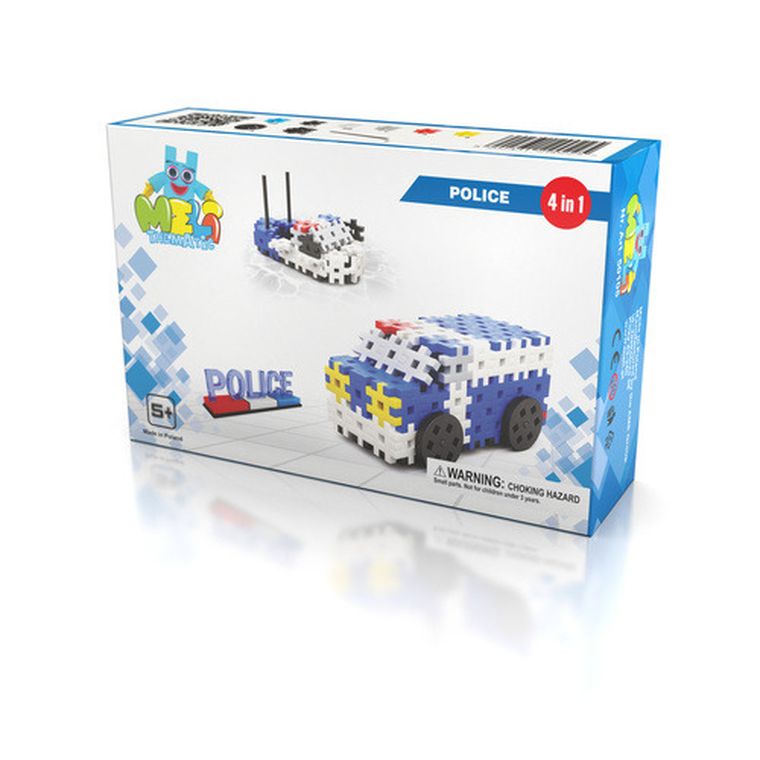 Meli, Thematic, policja, klocki konstrukcyjne, 117 elementów