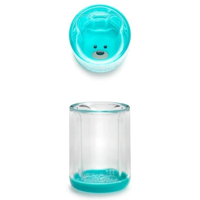 Melii, Miś, kubeczek z podwójnymi ściankami, niebieski