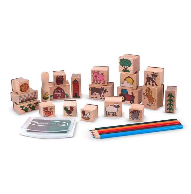 Melissa & Doug, Farma, pieczątki