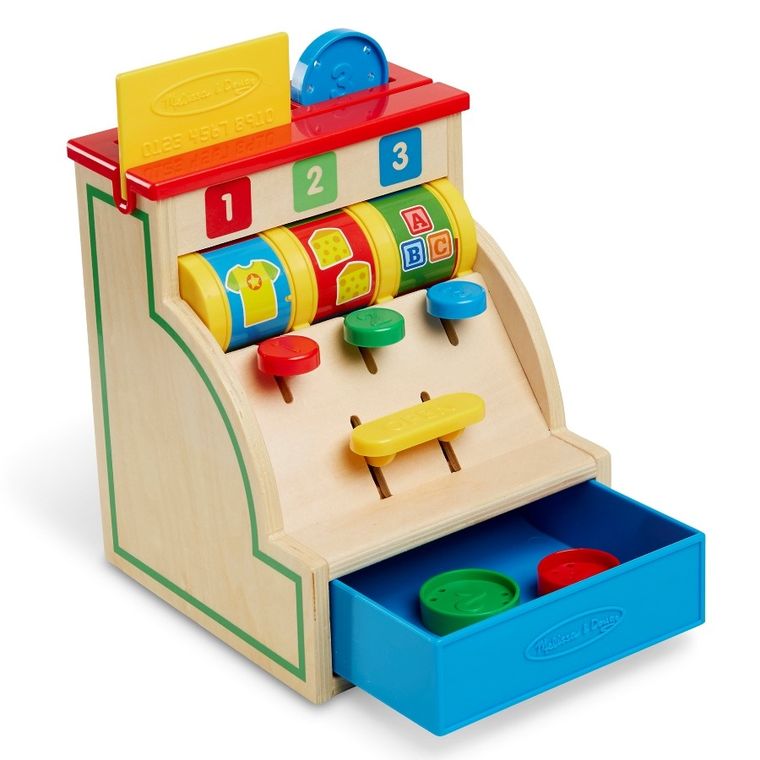 Melissa & Doug, kasa sklepowa drewniana