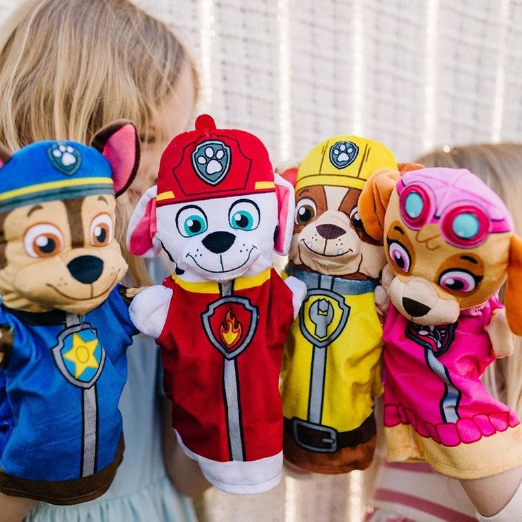 Melissa & Doug, Psi Patrol, pacynki z akcesoriami
