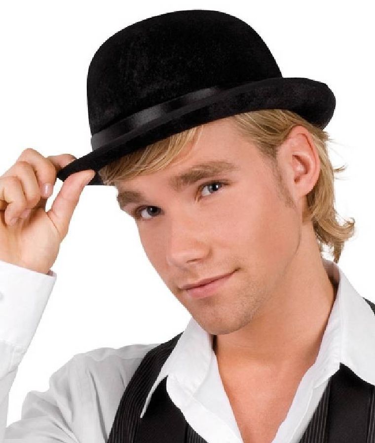 Melonik, kapelusz, czarny