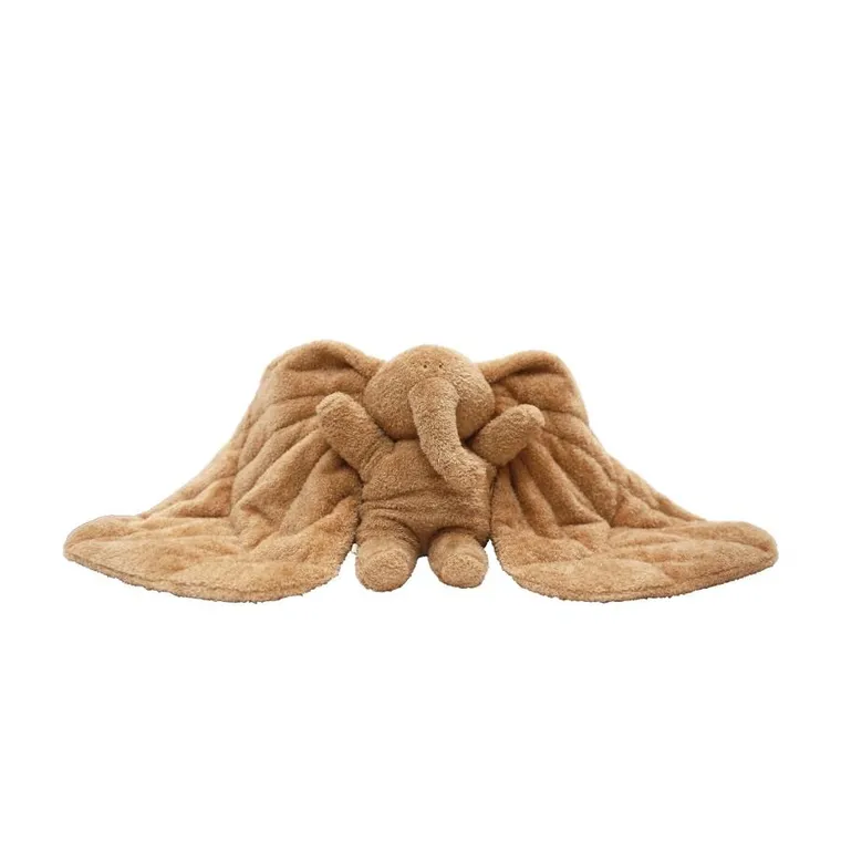 Membantu, Słoń, stabilizator dla dziecka, pluszak obciążeniowy, brązowy