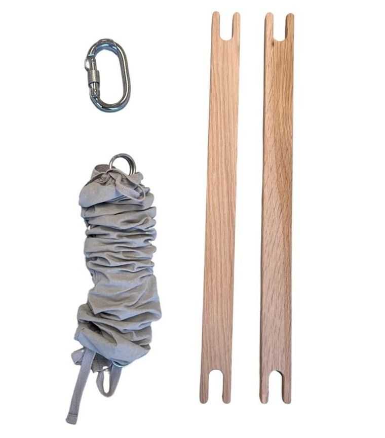 Membantu, zestaw do przekształcenia hamaka-huśtawki bliźniaczej, szary