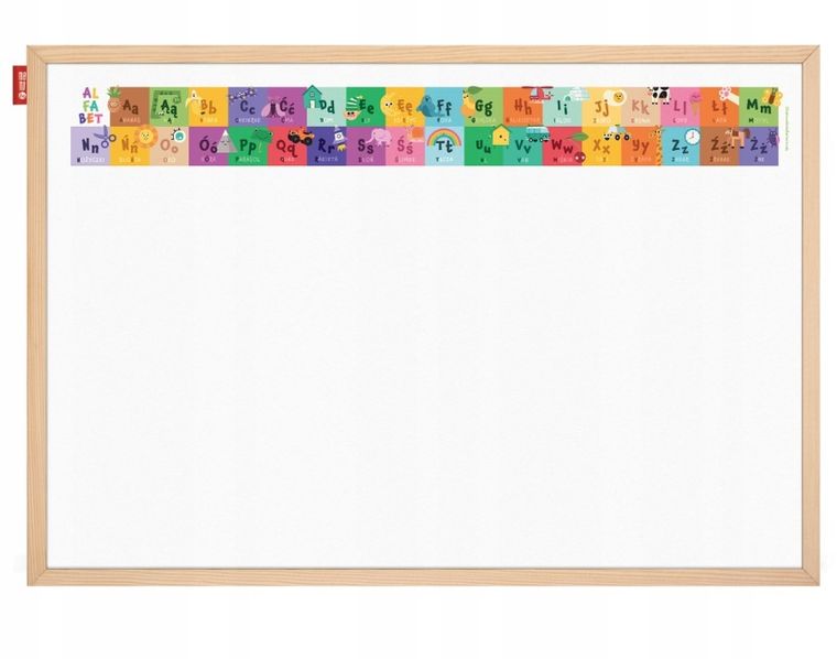 Memobe, Alphabet adventure! tablica edukacyjna, 60-40 cm