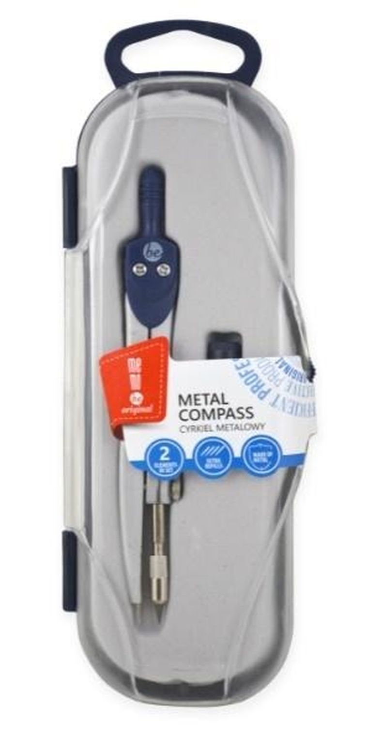 Memobe, cyrkiel szkolny w kasecie + grafity