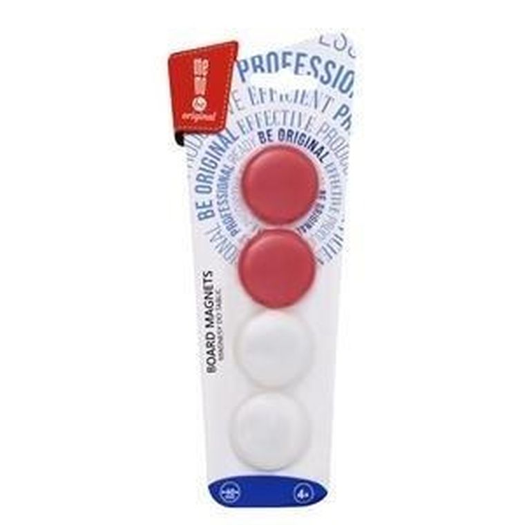 MemoBe, magnesy do tablic, 40 mm, 4 szt.