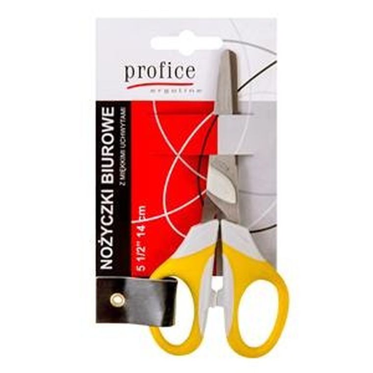 Memobe, Profice Ergoline, nożyczki z miękkimi rączkami, 14 cm