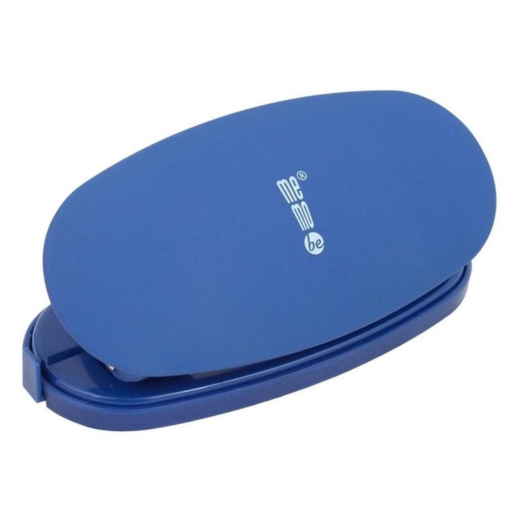 MemoBe, Soft-Touch, dziurkacz, niebieski pastel