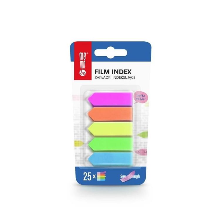 Memobe, zakładki indeksujące, 12-45 mm, 5-25 szt.