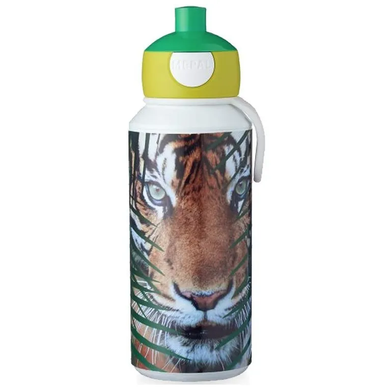 Mepal, Campus, Animal Planet, butelka dla dzieci pop-up, Tiger, 400 ml