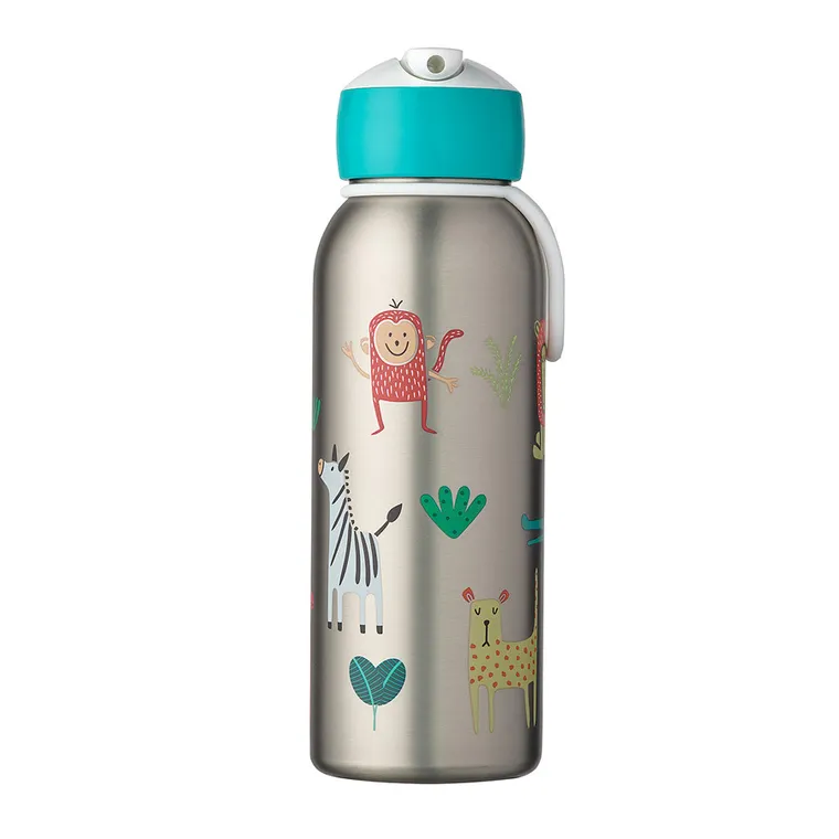 Mepal, Campus, Flip-up, butelka termiczna, Animal Friends, 350 ml