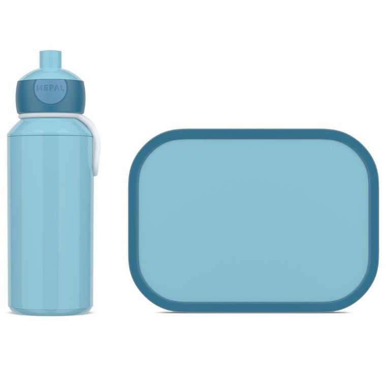 Mepal, Campus, lunchbox z bidonem, zestaw, Cool Blue