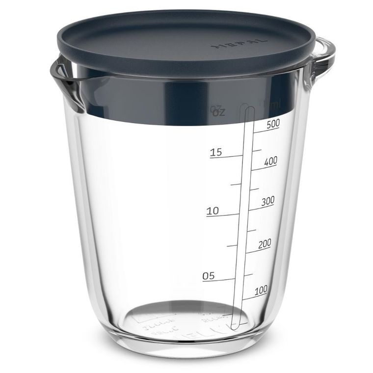 Mepal, Chef It, dzbanek z miarką i pokrywką, Navy, 500 ml