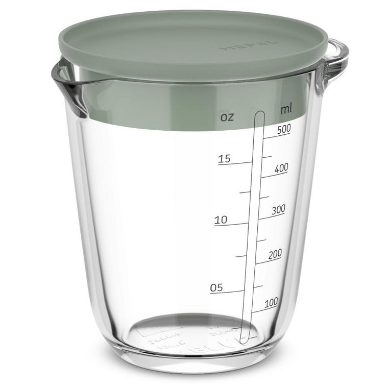 Mepal, Chef It, dzbanek z miarką i pokrywką, Nordic Sage, 500 ml