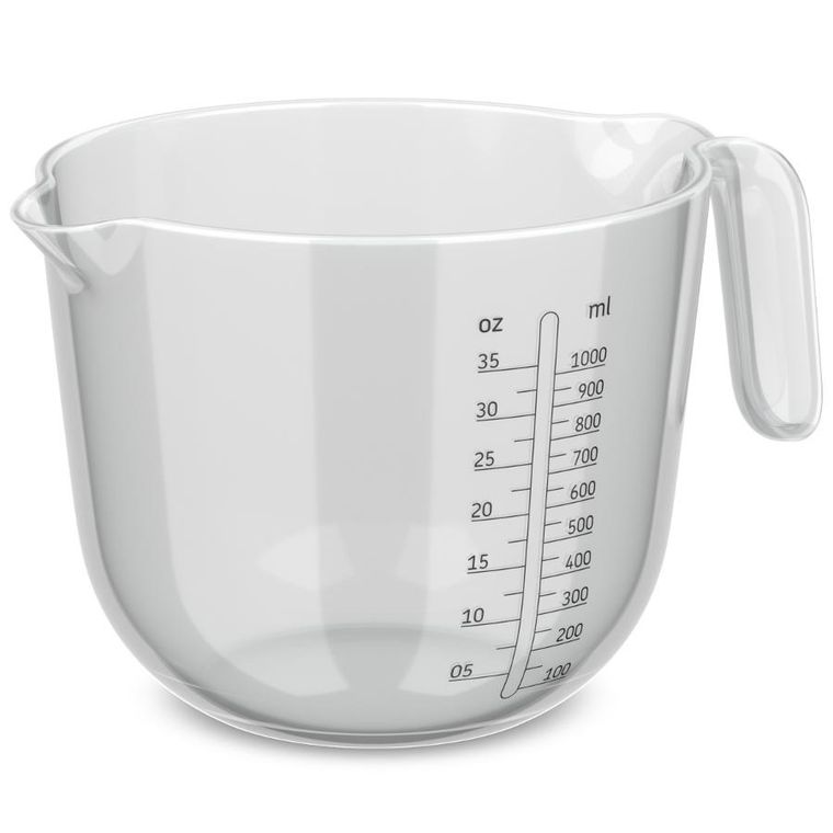 Mepal, Chef It, dzbanek z miarką, przeźroczysty, 1000 ml
