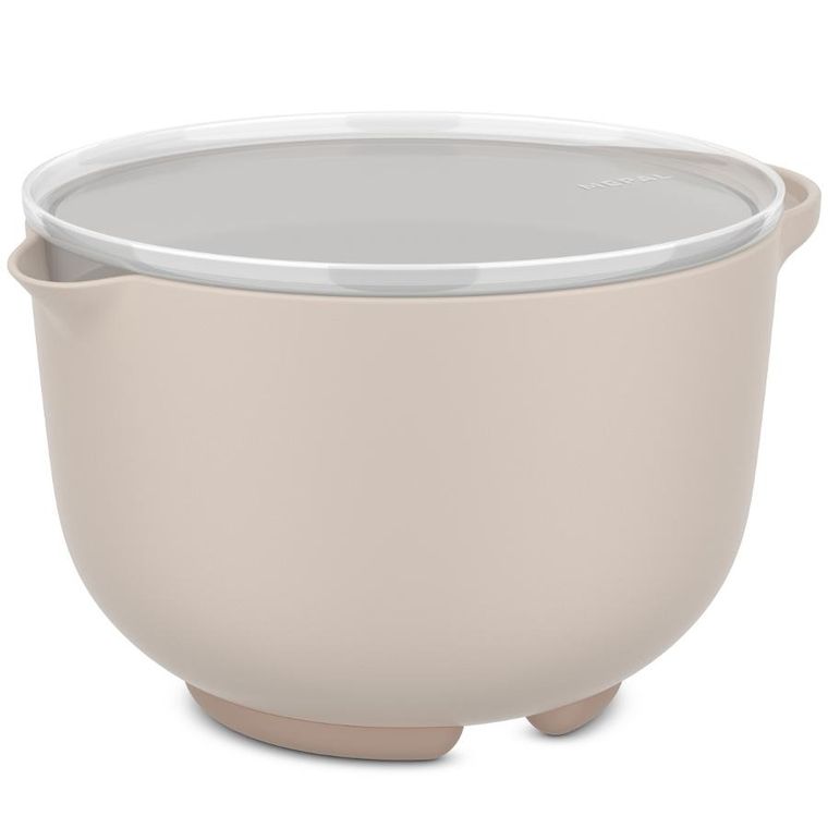 Mepal, Chef It, miska do miksowania z pokrywą, Chalk, 1500 ml