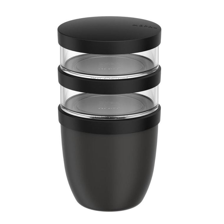 Mepal, Ellipse, lunchpot, Nordic Black, 900 ml