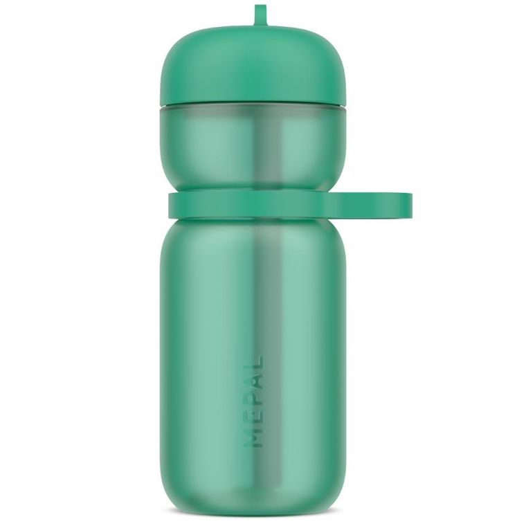 Mepal, Flip Active, bidon sportowy ze słomką, Apple Green, 600 ml