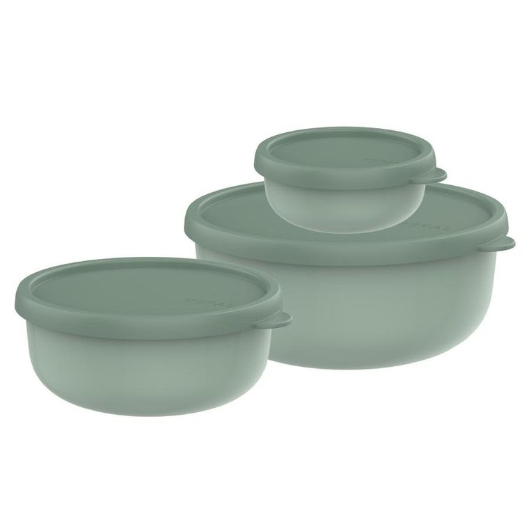 Mepal, Lumina 2.0, zestaw pojemników, Nordic Sage, 250 ml + 750 ml + 1500 ml