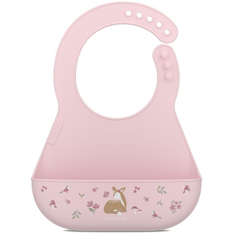 Mepal, Mio, Fairy Garden, śliniak silikonowy z kieszonką