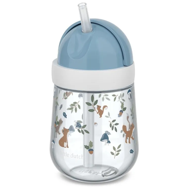 Mepal, Mio, Forest Friends, kubek dziecięcy ze słomką, 300 ml