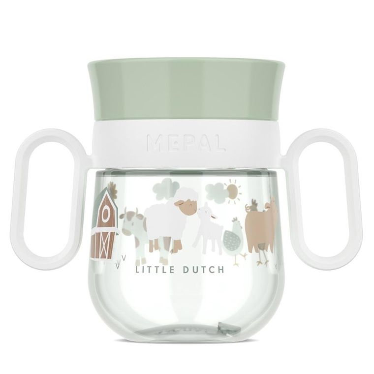 Mepal, Mio, Little Farm, kubek treningowy do nauki picia, 6m+, 200 ml