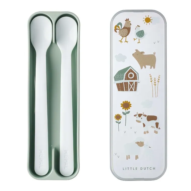 Mepal, Mio, Little Farm, łyżki do karmienia, 2 szt.