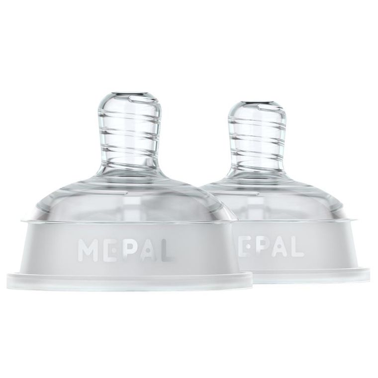 Mepal, Mio, smoczek do karmienia niemowląt z powolnym przepływem, 2 szt.