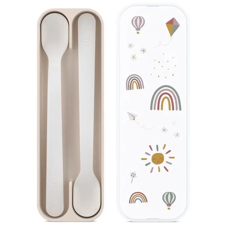 Mepal, Mio, Sunshine&Rainbow, łyżki do karmienia, 2 szt.