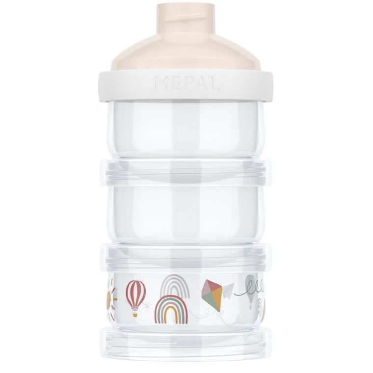 Mepal, Mio, Sunshine&Rainbow, pojemnik na mleko w proszku, 3-częściowy
