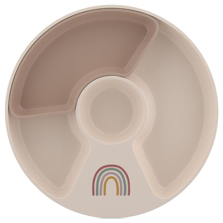 Mepal, Mio, Sunshine&Rainbow, talerzyk dziecięcy, dzielony