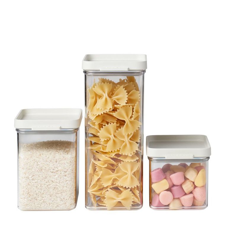 Mepal, Omnia, zestaw 3 pojemników, Nordic White