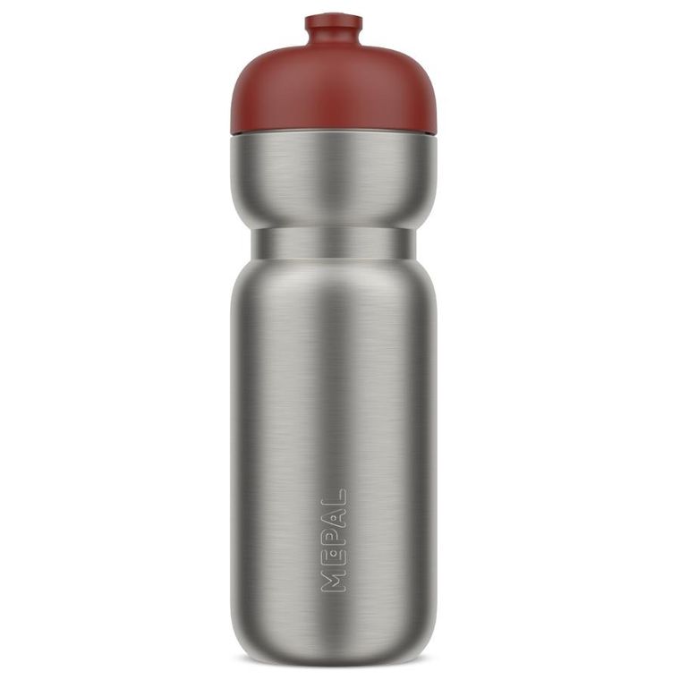 Mepal, Pull Active, butelka sportowa stalowa, Mountain Red, 800 ml