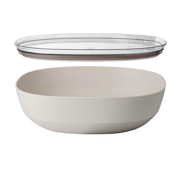 Mepal, Silueta, miska z pokrywką, nordic white, 4000 ml